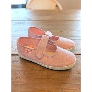 New Cienta Mary Janes - Bubble Gum Sparkle Pink - Sz 30 / US 13